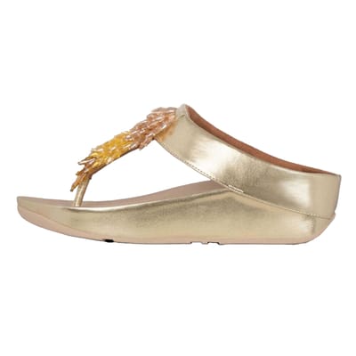 Fit Flop Dames/Dames Rumba Ombre teensandalen (Gouden)