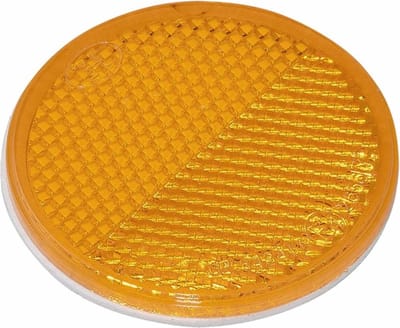 ProPlus Zelfklevende ronde reflector - oranje - 55 mm - E4-gekeurd