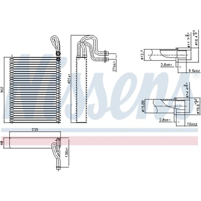 Verdamper, airconditioning NISSENS 92351