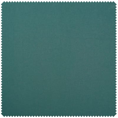 Katoenen stof "Uni" - Zeegroen