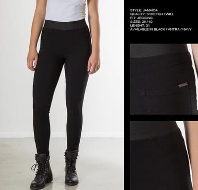 New Star dames jegging broek Jamaica antraciet - maat 28
