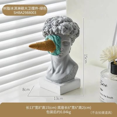 Individualistische Huisdecoratie Kamerdecoratie Bureauaccessoires Tuindecoraties Eenvoud Beelden & Figuurtjes gray