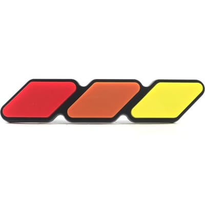Grille Badge Embleem Decoratie Label Vervanging voor 4Runner Tundra Sequoia Rav4 Highlander red