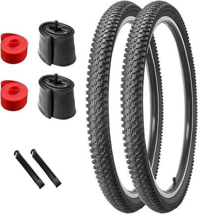 Fietsbanden Set - Banden voor fiets - Mountainbiken - Opvouwbaar ontwerp - 28 inch - Zwart