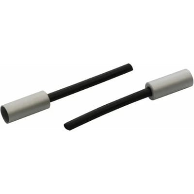 Elvedes Kabelhoedjes 5 X 46 Mm Aluminium Zwart/zilver 50 Stuks