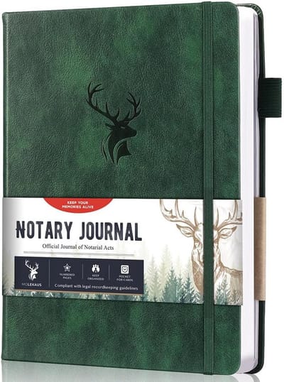 Notaris Dagboek Logboek voor Officiële Akten - 236 Registraties - Gelinieerde en Genummerde Pagina's