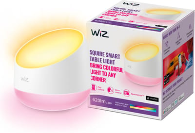 WiZ Tafellamp Squire - Gekleurd en Wit Licht - Slimme LED Verlichting - Modern Design - Wi-Fi