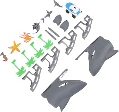 Flexibele Baan Speelset - Racebaan Bouwset - Kinderen Leren Spelen - Oceaan Thema Ontwerp