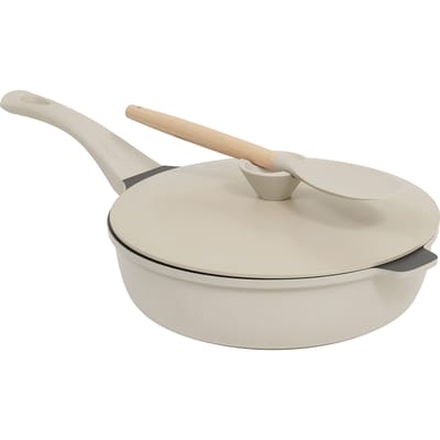 Eazy Living Anti-aanbakpan met Stoominzet Ø 28 cm Beige
