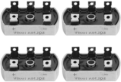Gelijkrichter Brug Set van 4 stuks 50A 1000V 3 Fase Lage Frequentie Pack met hoge prestaties.