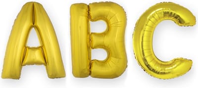 ESPA - Enorme goudkleurige aluminium letter ballon - Decoratie > Ballonnen - letter " P "