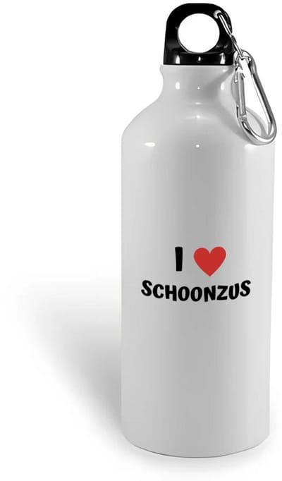 Hacebo® - I love schoonzus waterfles - Zus - de liefste schoonzus - verjaardag - cadeautje voor zus - zus artikelen - kado - geschenk - water fles - 400ML
