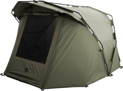Karpertent - Delphin - Panorama - Easy - 2-man - Vistent - 2 persoons tent - Groen - inclusief opbergtas
