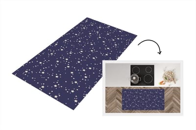 Keukenloper - Loper keuken - Sterrenhemel - Ruimte - Patroon - Kinderen - 120x60 cm - Keukenloper vinyl