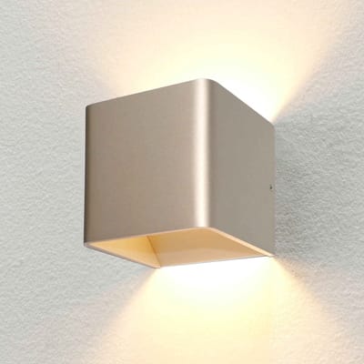 Artdelight Moderne LED Wandlamp Skera 1 Lichtpunt Rond Champagne Aluminium Woonkamer Gang/Hal Keuken Dimbaar