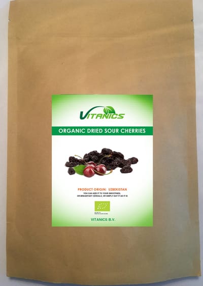 Biologische Gedroogde Zure Kersen 400g