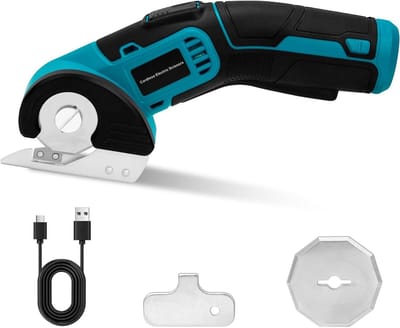 Elektrische Schaar - Snoerloze Knipper - Snel Knippen - Lichtgewicht Ontwerp - 1 Stuk - Zwart