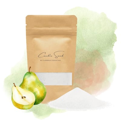 Candle Cocktail® 1 KG Geurend Kaarsenzand | Caramel & Pear | Incl. 15 Lontjes