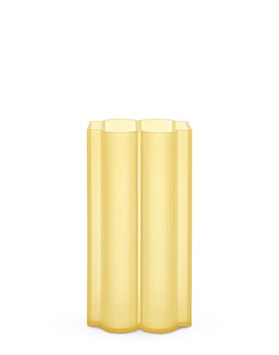 Kartell Okra vaas - geel - hoog