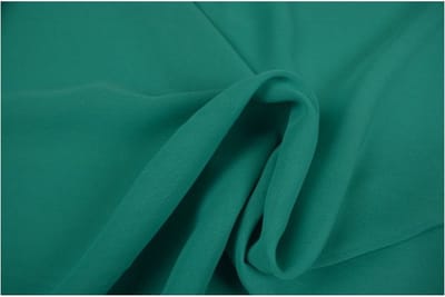 50 meter chiffon stof - Turquoise - Voile - Vitrage - 150cm breed