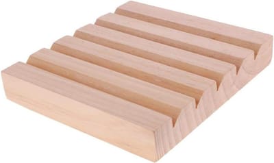 Houten Sieradenstandaard - Doosje Ringen - Sieraden Opbergen - Onbewerkt Grenenhout - 18.5 cm Lengte - Natuurlijk Hout