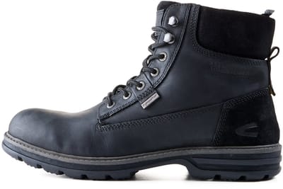 camel active Veterschoen van echt leer - Maat menswear-42 - Zwart