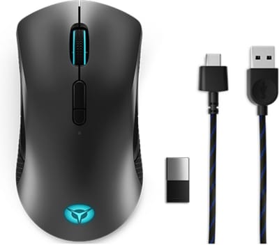 Lenovo Legion M600 Draadloos Muis - Muis - Optisch - 8 knoppen - Grijs