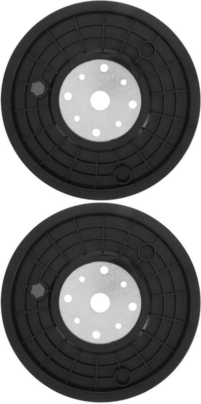 Katrol Wiel Set - Fitness Onderdeel - Kracht Training - Minimaal Geluid - 19.9 x 19.9 x 2 cm - Zwart