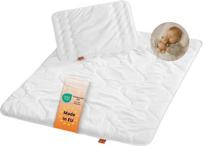 Slaapdekbedje voor baby's en kinderen; incl. hoofdkussen; verstand