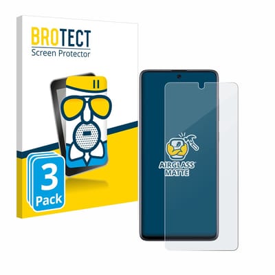 BROTECT - Screenprotector voor Samsung Galaxy A71 - Folie Beschermfolie Beschermglas matte 3 Stuks