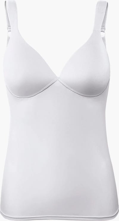 Naturana hemd met padded BH zonder beugels maat 80A wit