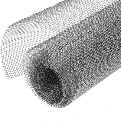SnelShoppen - RVS Draadgaas 10 Mesh 30cm x 2m Fijn Gaas Insectenscherm Tuin DIY - Roestvrij Staal, Corrosiebestendig, Geschikt voor Buitentoepassingen