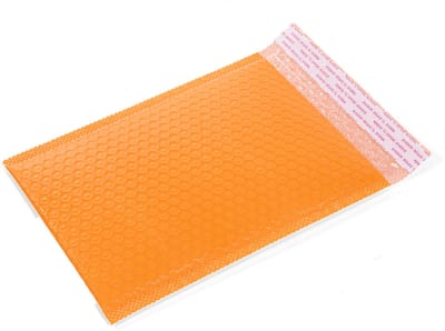 10 Bubbel Enveloppen A5 - Zacht Oranje - 23x18cm