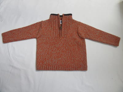 petit bateau , jongens , trui , gebreid , met ritsje , 12 maand 74