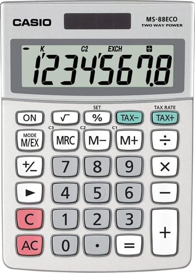 Casio MS-88 - Rekenmachine