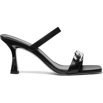 Michael Kors Amali Chain Sandal Black Size: 39 | Sandals Outlet | Dames | Zwart