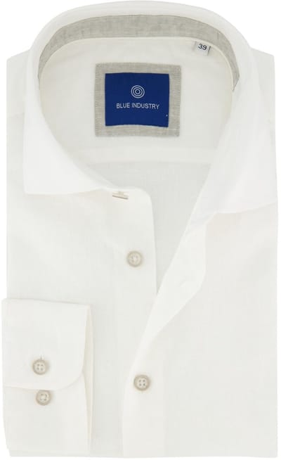 Blue Industry Het cotton linnen overhemd |