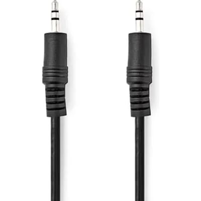 Nedis Stereo-audiokabel 3,5mm Mannelijk 0.50m Zwart