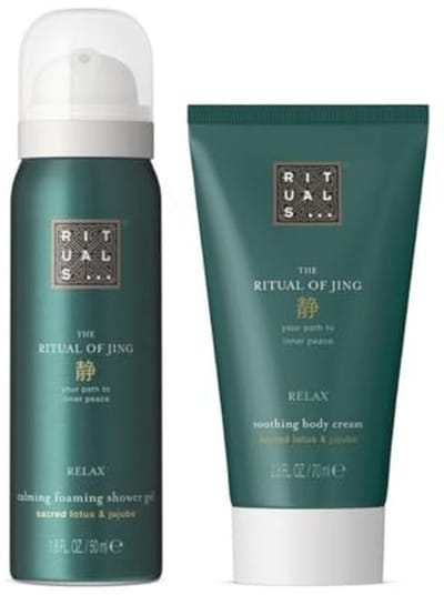 The Ritual of Jing Mini reisset - Lichaamscrème en Doucheschuim