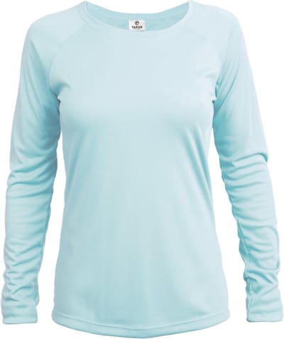 Vapor Apparel UPF 50+ UV-zonwering voor dames, performance T-shirt, lange mouwen