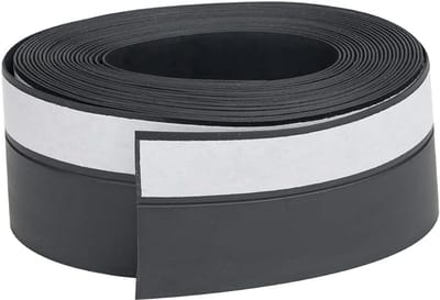 Deurrubber onderkant - Zwarte rubberen strip - 5 m lang - Deurrubber onderkant - Winddicht
