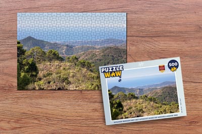 Puzzel Spanje - Zee - Berg - Legpuzzel - Puzzel 500 stukjes