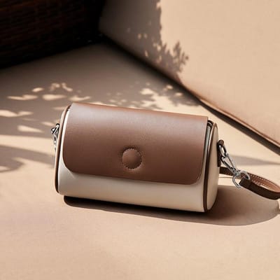Mode Trendy Tas Nieuwe Casual en Veelzijdige Retour Grensoverschrijdende Dames High-end Niche Dames Schoudertas brown