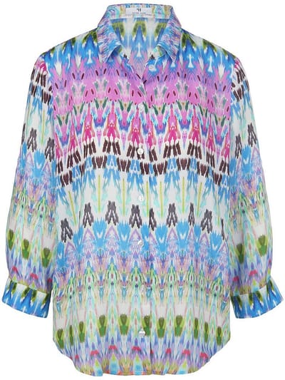 Blouse 3/4-mouwen Van Peter Hahn multicolour