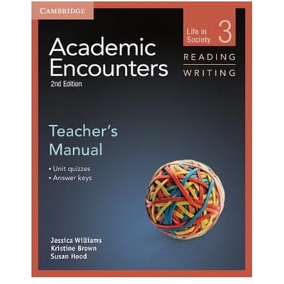 Academic Encounters Level 3 Teacher's Manual Reading And Writing - Jessica Williams