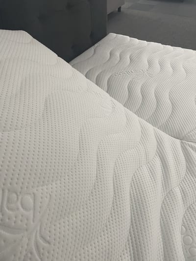 SPLIT - topper HOES - TIJK - topper berschermer dubbeldoek hoes - afritsbaar -  180x190x8 cm