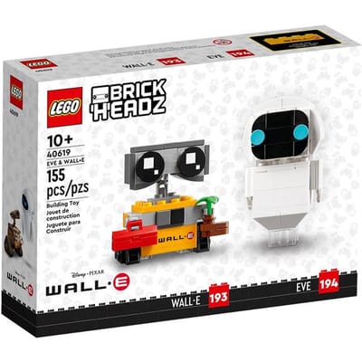 LEGO Disney EVE & WALL•E 40619, Bouwpakket, 10 jaar, Kunststof, 155 stuk(s), 191 g