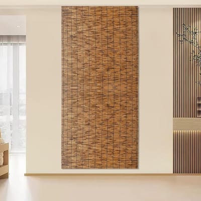 Bamboe Schermen Rol - Natuurlijke Afwerking - Tuin Aankleden - Flexibel & Snijdbaar - 10m Lang - Gecarboniseerd