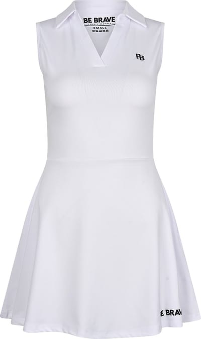 BB - Tennisjurk – Collardress – L – Wit – Inclusief short en zakken