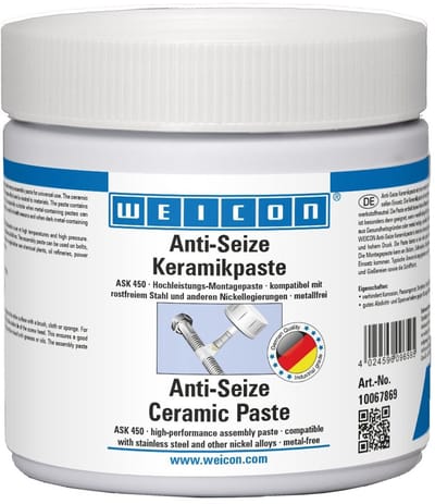 WEICON Anti-Seize Keramiekpasta 450 g – metaalvrije montagepasta